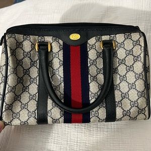 Gucci blue Boston bag